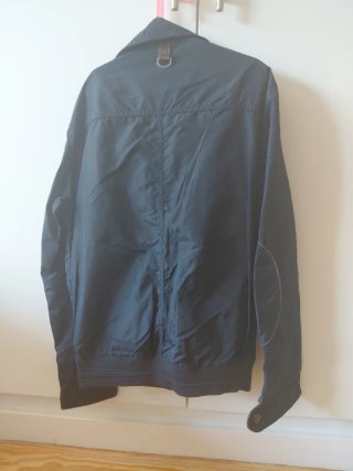 Chaqueta Impermeable Massimo Dutti Azul Marino
