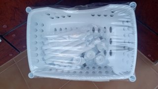 Carro verdulero 3 alturas con ruedas - Nuevo