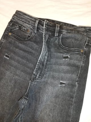 Pantalones Vaqueros Skinny Super High Waist Negros