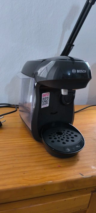 Cafetera Bosch Cápsulas Negra