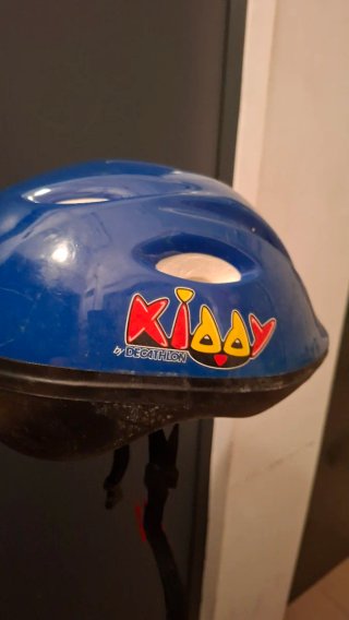Casco bici infantil Decathlon azul