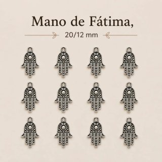 12 colgante Mano de Fátima
