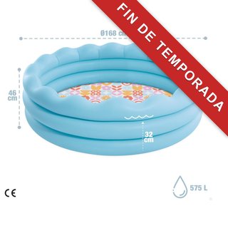 Intex piscina hinchable infantil azul 56191