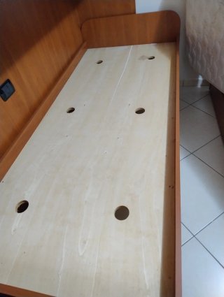 Coppia Letti Singoli in Legno Artigianali