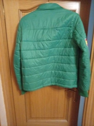Cazadora acolchada verde hombre