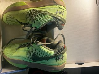 Tenis Baloncesto, Nike Ja 1 ,Gama Alta Beige/Verde