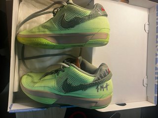 Tenis Baloncesto, Nike Ja 1 ,Gama Alta Beige/Verde