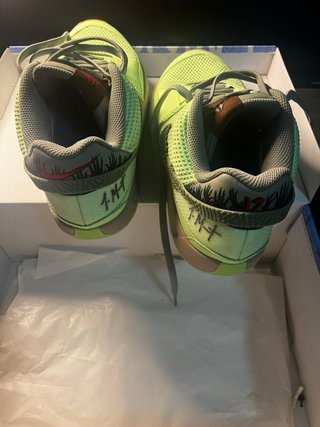 Tenis Baloncesto, Nike Ja 1 ,Gama Alta Beige/Verde