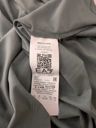 Camiseta Armani Manga Larga Verde