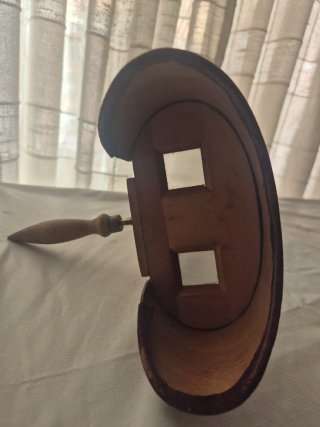 Estereoscopio de madera antiguo