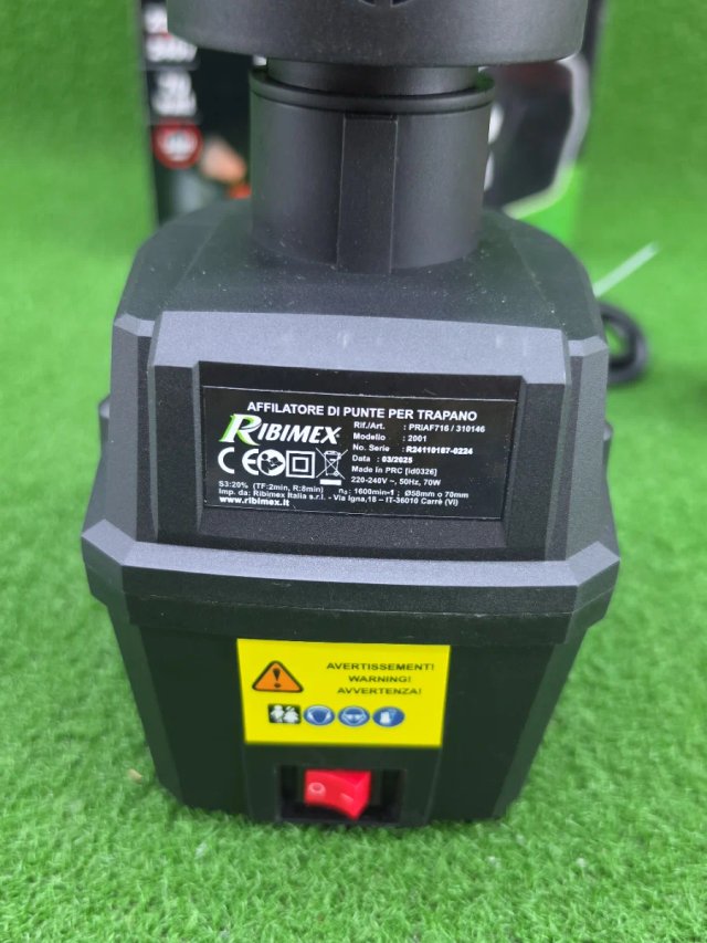 Ribimex PRIAF716 Afilador Eléctrico Brocas