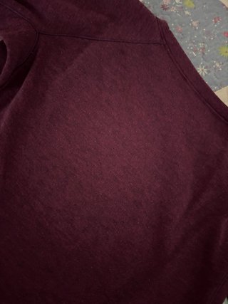 Sudadera polar morada manga larga
