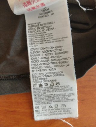 Camiseta Levi's corta multicolor Medida 140cm