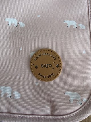 Portadocumentos bebé osos polares marca Saro