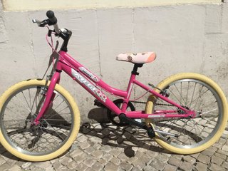 Bicicleta Infantil Rosa Roda 20