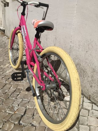 Bicicleta Infantil Rosa Roda 20