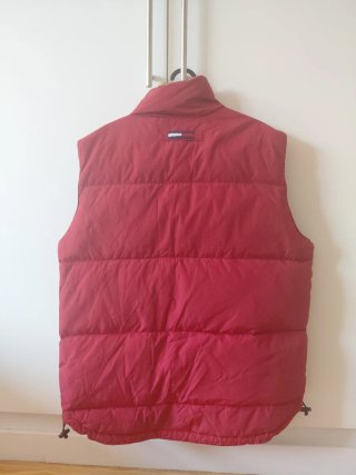 Chaleco plumas Hilfiger rojo