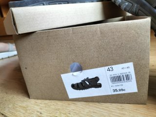 Sandalias grises hombre talla 43