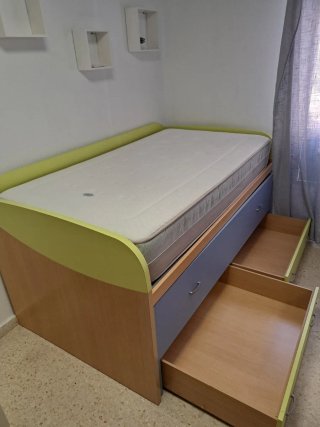 Cama nido 105cm con cajones
