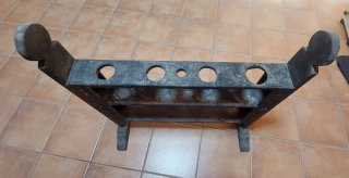 Porta cirios antiguos de madera