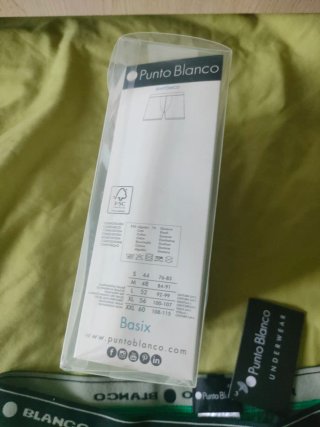 Calzoncillos Boxer Punto Blanco Verdes