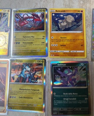 10 Carte Pokemon Rare