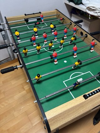 Futbolín de Madera con 3 Pelotas