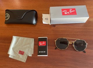Gafas Ray-Ban ORB3765 Modernas Doradas Marrones