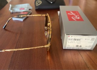 Gafas Ray-Ban ORB3765 Modernas Doradas Marrones