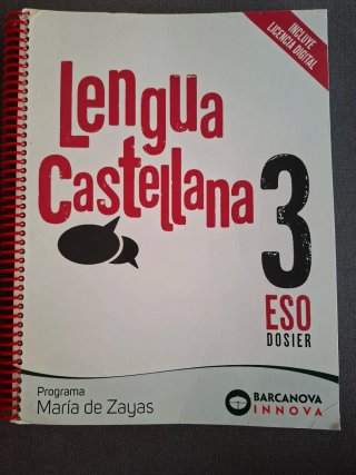Libro LENGUA CASTELLANA 3 ESO