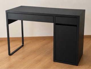 Escritorio Ikea MICKE Negro/Marron