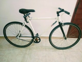 Bicicleta Fixie Blanca