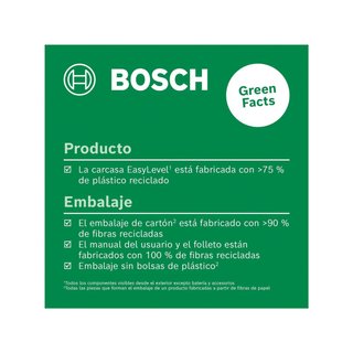 Bosch EasyLevel nivel láser burbuja precisión