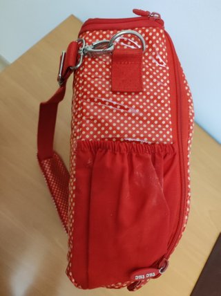 Trona de viaje Tuc Tuc lunares rojos bebé