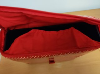 Trona de viaje Tuc Tuc lunares rojos bebé