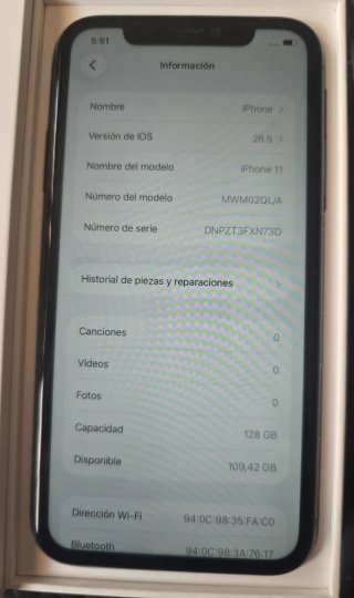 iPhone 11 128 GB Space Gray