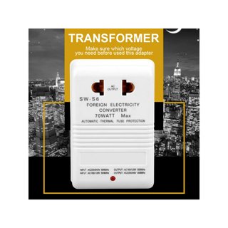 Transformador convertidor voltaje portátil para