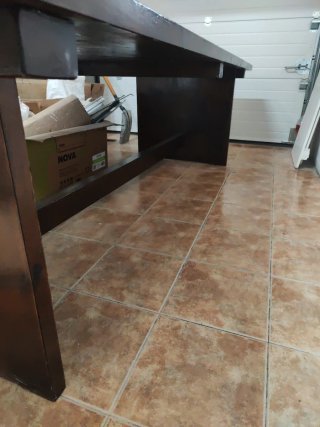Mesa de madera para txoko o sociedad
