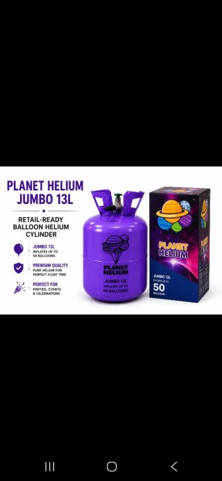 Tanque de Helio 13L