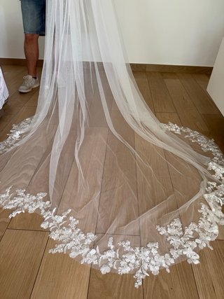 Velo de Novia Blanco 3 Metros