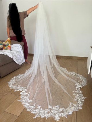 Velo de Novia Blanco 3 Metros