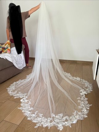 Velo de Novia Blanco 3 Metros