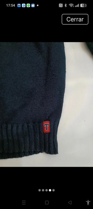 Jersey Tommy Hilfiger Cuello Alto Talla M