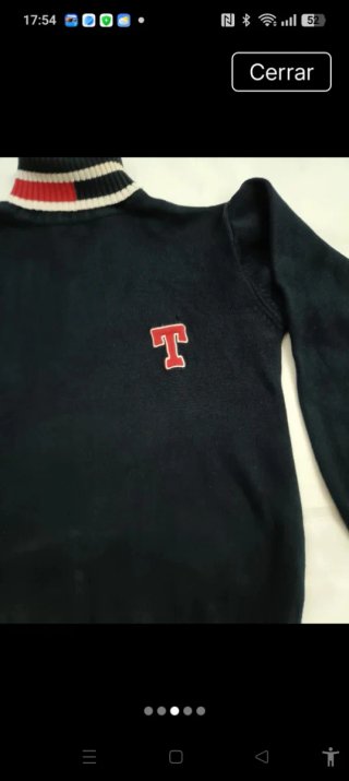 Jersey Tommy Hilfiger Cuello Alto Talla M