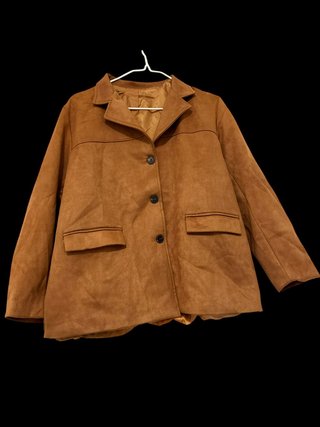 Chaqueta Suede Beige