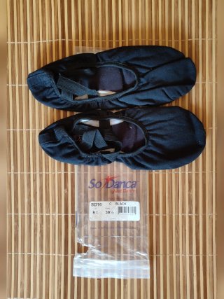 Zapatillas Ballet So Danca Talla 34 Negras