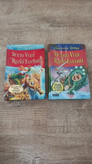 Pack dos libros en Castellano de Gerónimo Stilton
