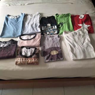 Lote 10 Camisetas Zara Talla M