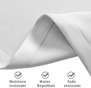 Cortina Opaca 132x275cm Blanca