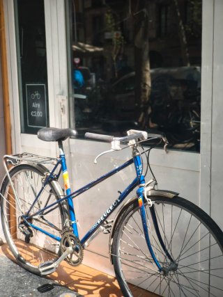 Bicicleta Clásica Peugeot Azul